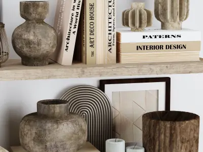 Decorative set 05 3D model