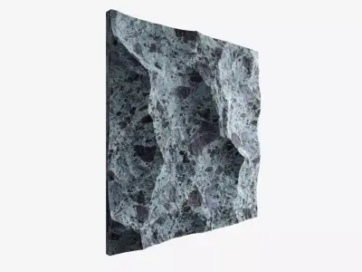 455-RockPanel rock on wall 3D model