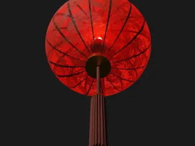 Chinese lantern 3D model buy