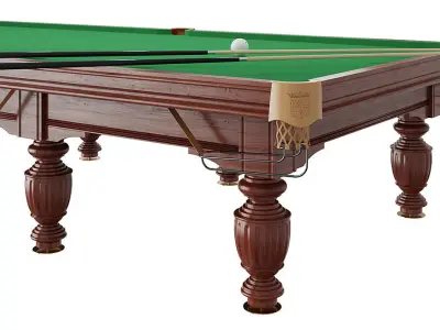 Classic Pool Table BLENDER 3D Model Cycles 3D model