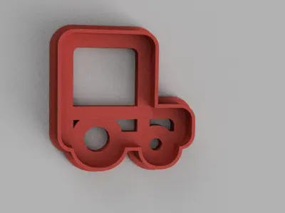 SET 5 COOKIE CUTTER 3D print model bike car 3D print model