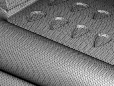 Exquisite Cushion Sofa 3D print model