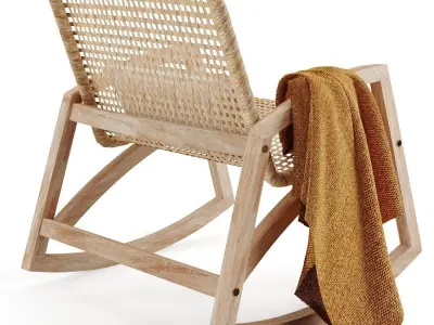 Thana Rocking Chair 3D model