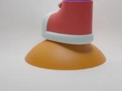 cartoon shoes Low-poly 3D model