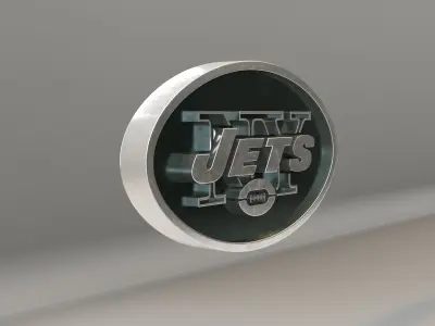 NFL New York Jets Logo 3D model