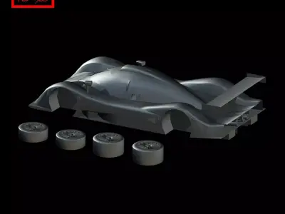 Bentley EXP Speed 8 2001 3D print model