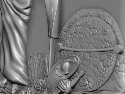 Resurrection of Jesus 3D model