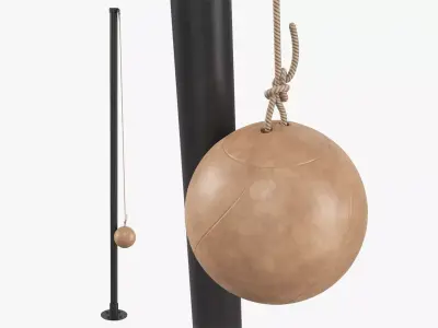 Tetherball 01 3D model