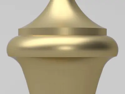 Elegant Finial 3D model