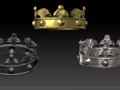 crown Free 3D model buy