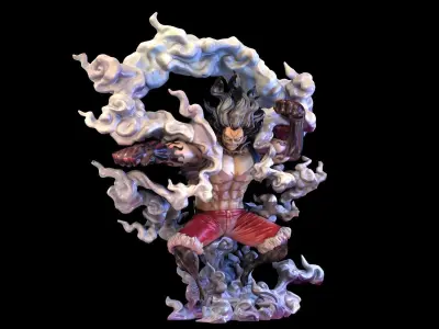 MAXIMUM Luffy Gear4 Snakeman 3D model