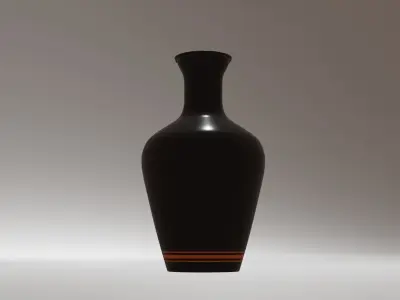 flower vase Free 3D model 2