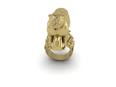 tiger ring 3D print model