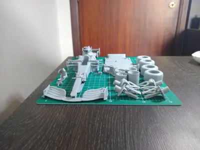 3D PRINTABLE ASTON MARTIN F1 CAR 3D print model