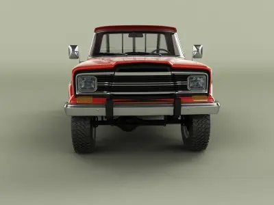 Jeep J10 Sportside  1981 3D model