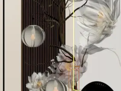 flower decor 3D model