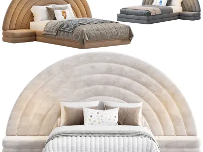 Salana Mini Bed By Thehighwall 3D model