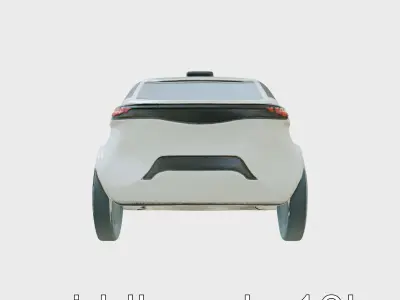 Futuristic Flying Taxi Concept Car Model Low-poly 3D model by vfxcgartist from CGTrader