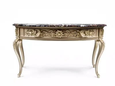 Baroque Gold Console Table model pack Low-poly 3D model