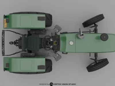 Cirta 6807 Tractor 3D Model 3D model