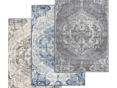 Rug Set 1340 3D model