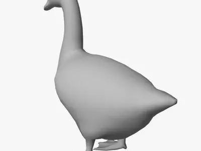 Low Poly Goose Low-poly 3D model