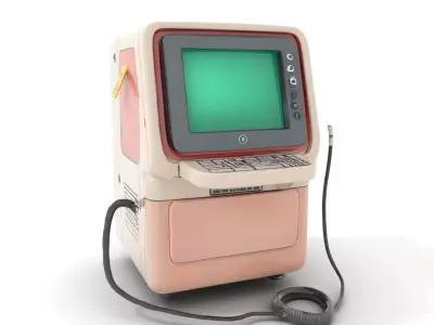 Vintage Computing Device model pack Low-poly 3D model