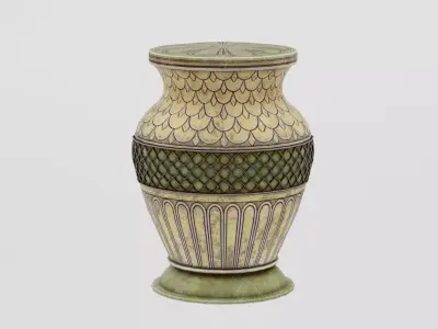 Ancient Urn Low-poly 3D model