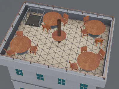 Free House Free low-poly 3D model