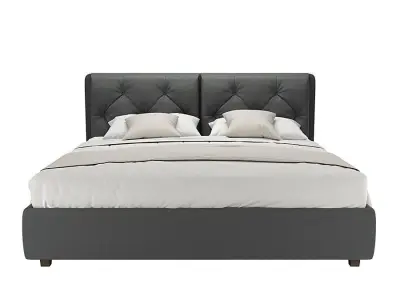 Bed comfortable and modern luxury 3D model