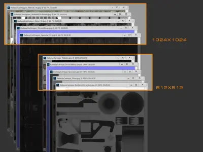 Railway Hopper Car vr1 Low-poly 3D model