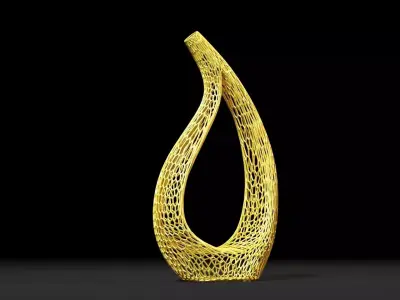 Vase drop 3D print model