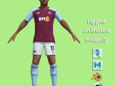 T-Pose Ollie Watkins Aston Villa 23-24 3D model