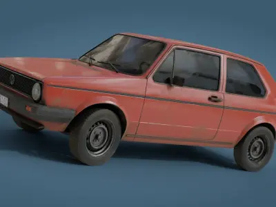 Volkswagen Golf I  3D model