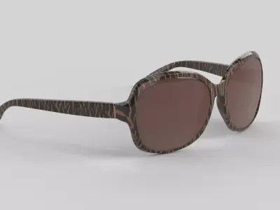 Birdie Eyewear Glasses Low-poly 3D model