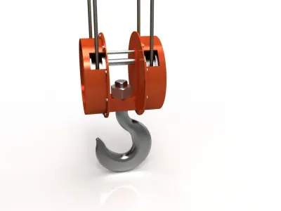 CGPdesign academyCrane hook- design by Almir Covic 3D model