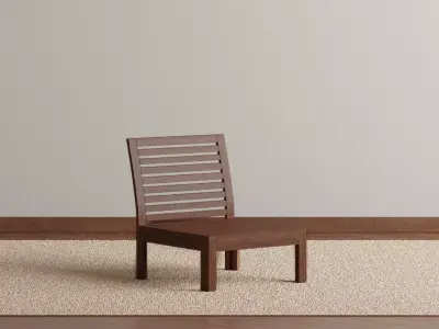 Sectional Outdoor Chair 3D model