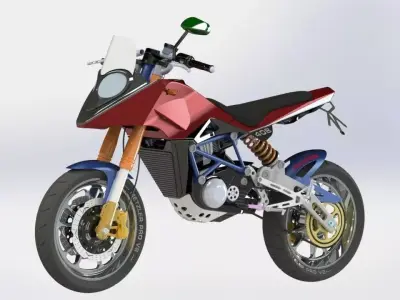 MotorCycle J11 3D model