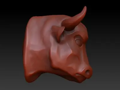 bull head Free 3D print model