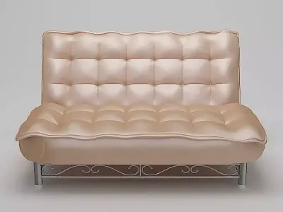 Sofa Silky Fabric 3D model
