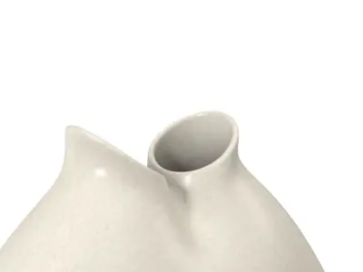 Global Views Under the Sea Vessel Rustic White 3D model