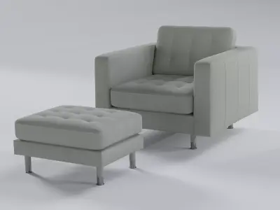 Ikea LANDSKRONA armchair 3D model