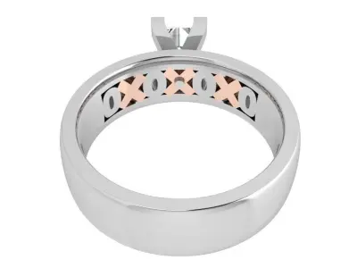 Princess Diamond Ring 3552 3D print model