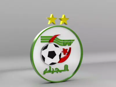 Algeria National Soccer Team Logo 3D model
