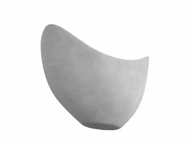 Designer Concrete Bowl 3D model