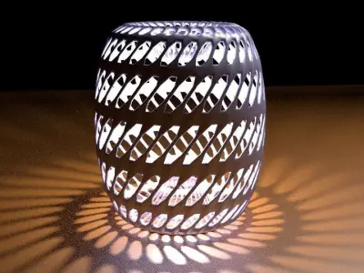 Decorative Metal Holder Free 3D model