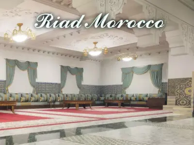 Riad Morocco 3D model