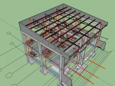 apartment BIM 3D model