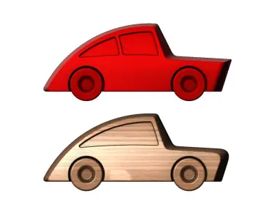 Miniature car toy  3D print model