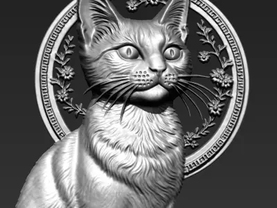 Cat A2 3D print model